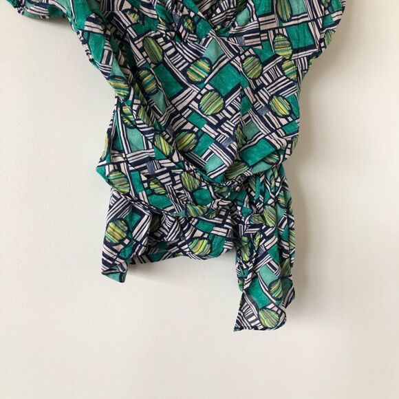 ANTHROPOLOGIE “Odille” Geometric Print Top - Picture 4 of 6